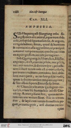 Caput XLI: Amphibia