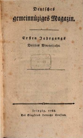 Deutsches gemeinnüziges Magazin, 2. 1788