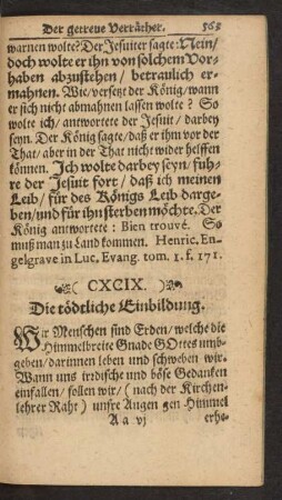 (CXCIX.) Die tödtliche Einbildung.