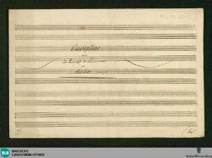 Das Sonnenfest der Braminen. Excerpts. Arr - Don Mus.Ms. 2545 : pf