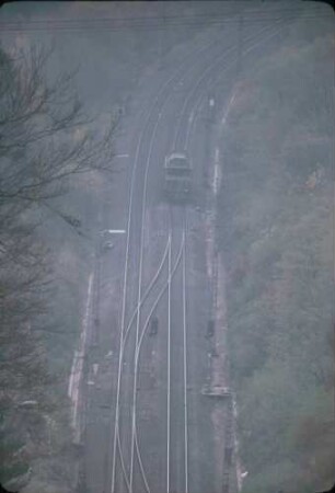 Laufach Schwarzkopftunnel Westportal Lok Baureihe 150 Schiebelok 194 585