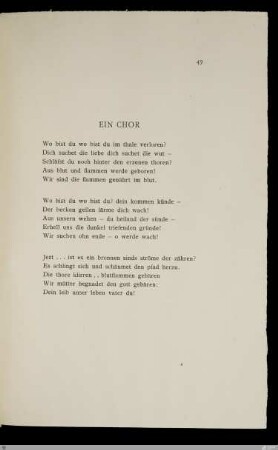 Ein Chor