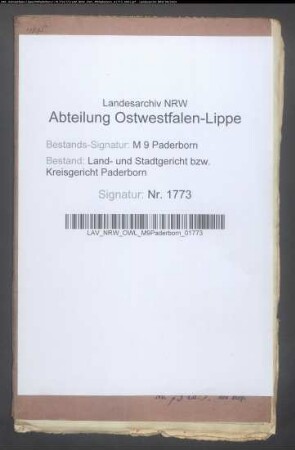Erblasser: Sparenberg, Dorothea: