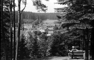 Friedenweiler: Blick vom Kalvarienberg auf Friedenweiler