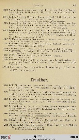 Frankfurt (Nr. 2405-2499)