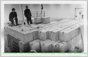 Aufbau des biologischen Schirms des Schnell Thermischen Argonaut Reaktors Karlsruhe (STARK)