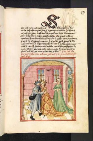 Pontus und Sidonia umarmen und küssen sich