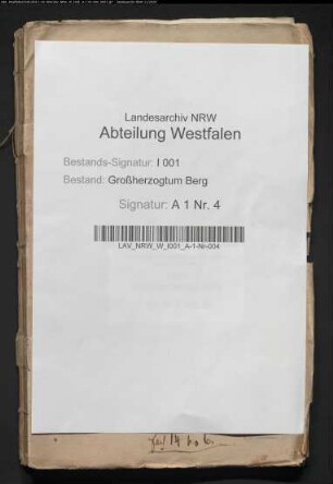 Einsendung eines Verzeichnisses der angeordneten Feldmesser