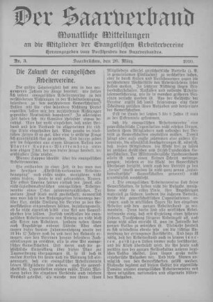Nummer 3: März 1910