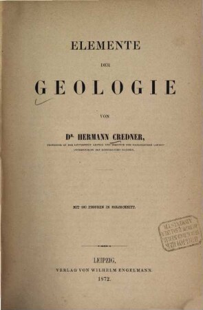 Elemente der Geologie