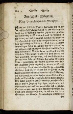 Funfzehende Abtheilung.