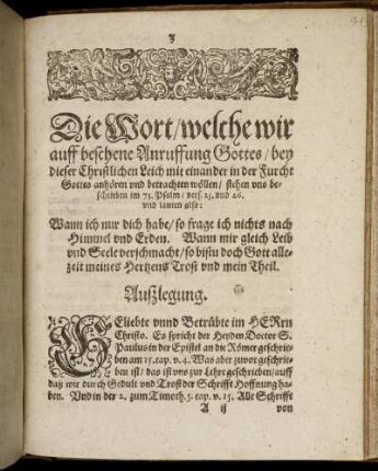 Christliche Leichpredigt