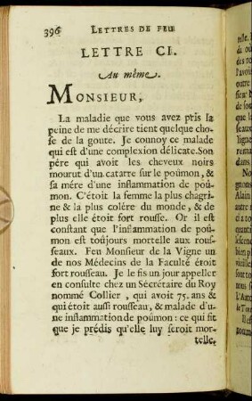 Lettre CI. - Lettre CV.