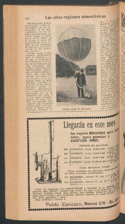 Las altas regiones atmosféricas
