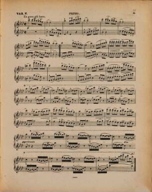 Pianoforte-Werke : zu 4 Hdn.. 2,13, Variations : (Thème de Marie de Hérold) ; op. 82