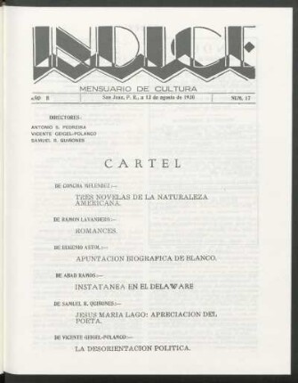 Año II, : núm. 17, 13 de agosto de 1930