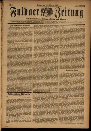Ausgabe vom Freitag, den 12. Februar 1897.