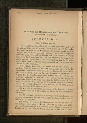 Ephemeriden.