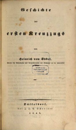 Geschichte des ersten Kreuzzugs