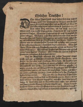 Ehrlicher Teutscher!