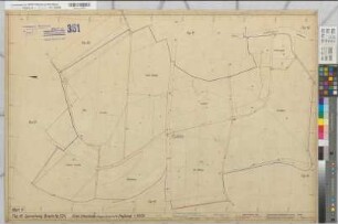 Bracht (Schmallenberg), Umlegung Bracht, Bl.9 Zuteilungskarte Bracht Flur 16