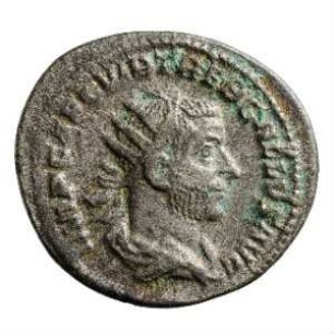 Münze, Antoninian, 253 n. Chr.