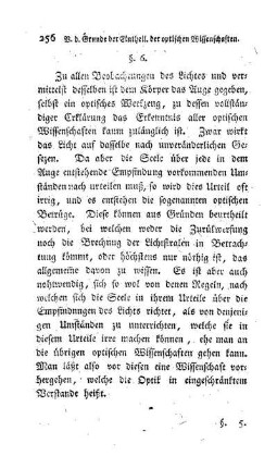 § 6. Vom Auge und den optischen Betrügen überhaupt