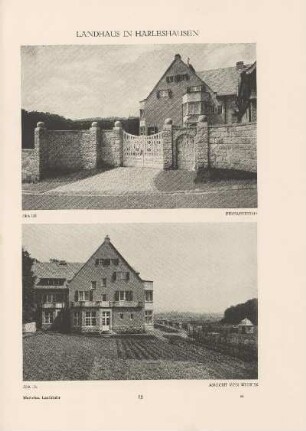 Einfahrtstor ; Ansicht von Westen