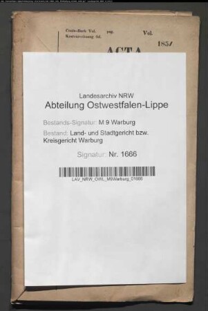 Erblasser: Rosenbaum, Moses; Erblasser: Rosenbaum, Röschen, geb. Salomon: