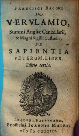 De sapientia veterum liber