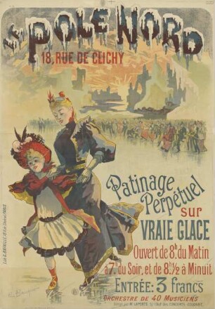 Le Pole Nord. Patinage perpétuel sur vraie glace