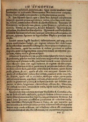 Vniversae Geometriae Mixtaeqve Mathematicae Synopsis, Et Bini Refractionvm Demonstratarvm Tractatvs