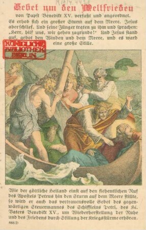 Gebet um den Weltfrieden