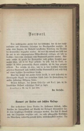 Vorwort zur fünften und sechsten Auflage