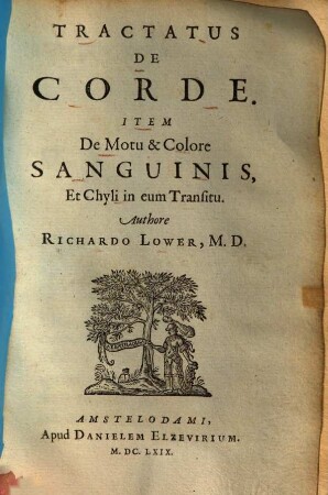 Tractatus de corde : item de motu & colore sanguinis et chyli in eum transitu