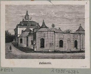 Das Garnhaus (1770-1882) am Fasanenschlösschen am Niederen Großteich Bärnsdorf in Moritzburg