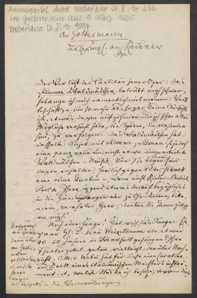 Brief an Ignaz Lachner : 21.02.1865