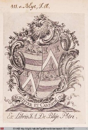 Wappen des J. A. de Blye