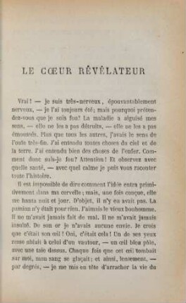 Le coeur révélateur
