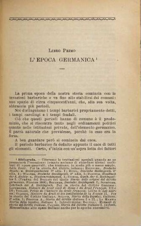 Manuale di storia del diritto italiano, I