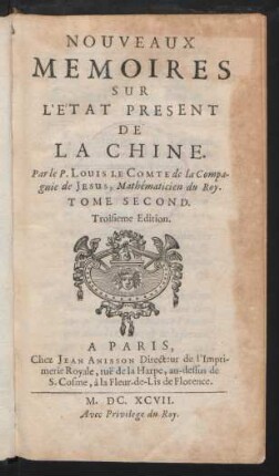 T. 2: Nouveaux Mémoires Sur L'État Présent De La Chine