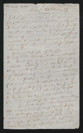 Brief an Albertine Mendelssohn-Bartholdy : 22.01.1849