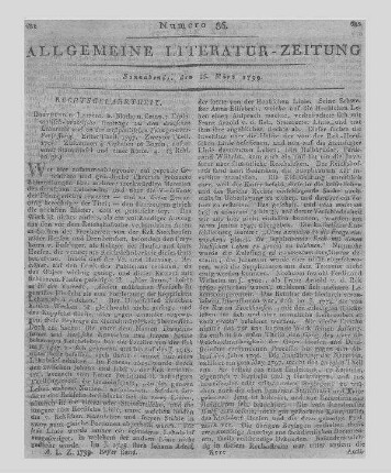 Pockels, K. F.: Versuch einer Charakteristik des weiblichen Geschlechts. Bd. 1-2. Ein Sittengemählde des Menschen, des Zeitalters und des geselligen Lebens. Hannover: Ritscher 1797-98