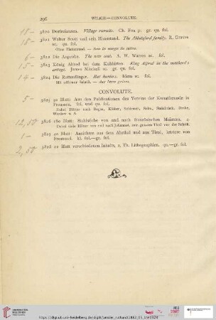 Convolute (Nr. 3825 - 3828)