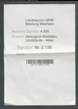 Spendenbuch des Gogerichts Geseke zur Zuchthauskollekte