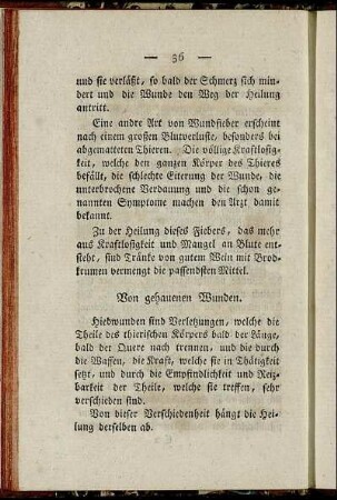 Von gehauenen Wunden.