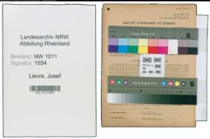 Entnazifizierung Josef Lievre , geb. 26.08.1891 (Landwirt)