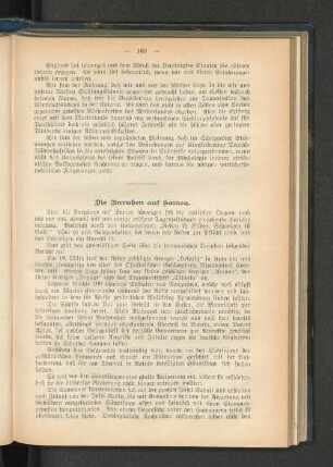 Die Unruhen auf Samoa