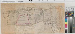Herford (Herford) Füllenbruchs Wiesen (Fluglandeplatz) 1924 1 : 2500 38 x 79 Pause Oberpräsidium Münster Nr. 4334