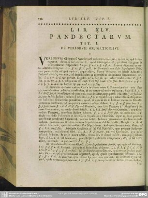 Lib. XLV. Pandectarum